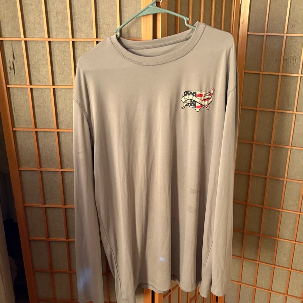 Men's Gray Long Sleeve Shirt